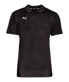 PUMA Hoops Team Polo Schwarz F01 - schwarz