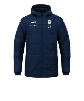 JAKO Team Coach Kapuzenjacke Blau F900
