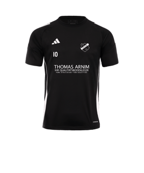 adidas Tiro 24 Trikot Schwarz Weiss