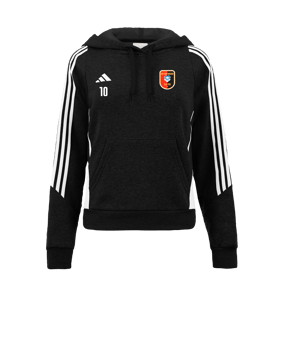 adidas Tiro 24 Hoody Damen Schwarz Weiss