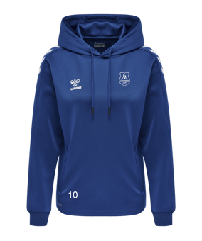 Hummel hmlCORE XK Poly Hoody Damen Blau F7045