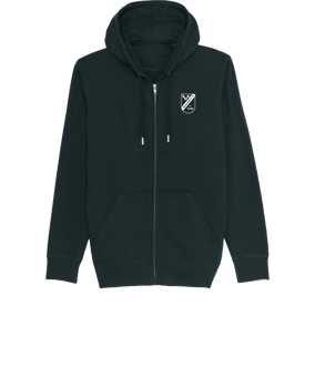 Merch Connector Zip-Hoodie Black | #logo1c