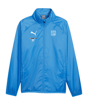 PUMA teamGOAL Allwetterjacke Blau Weiss F02
