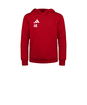 adidas Entrada 26 Hoody Kids Rot