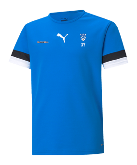 PUMA teamRISE Trikot Kids Blau F02