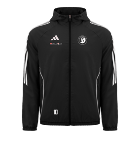 adidas Tiro 24 Windbreaker Schwarz Weiss