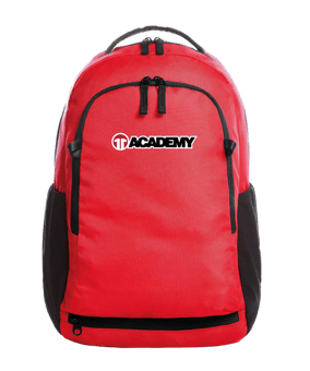 11ts Academy Backpack Lettering Rot - rot