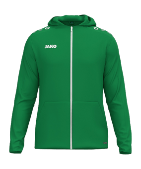 JAKO One Kapuzenjacke Kids Grün F200 - gruen