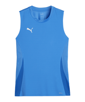 PUMA teamGOAL Tanktop Damen Blau Weiss F02 - blau