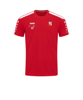 JAKO Power T-Shirt Rot Weiss F100