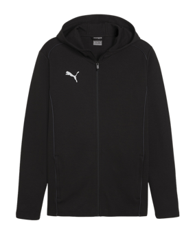 PUMA teamFINAL Casuals Kapuzenjacke Schwarz F03 - schwarz
