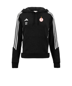 adidas Tiro 24 Hoody Damen Schwarz Weiss