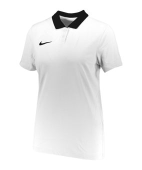 Nike Park 20 Poloshirt Damen Weiss Schwarz F100 - weiss