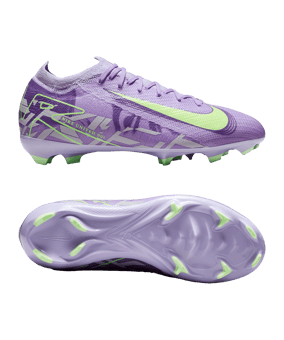 Nike Jr Air Zoom Mercurial Vapor Pro FG United Kids Lila F500 - lila