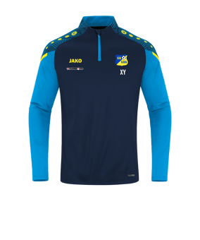JAKO Performance HalfZip Sweatshirt Blau F908