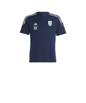 adidas Tiro 23 Trikot Kids Dunkelblau Weiss