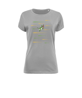 Merch Expresser 2.0 T-Shirt Damen Heather Grey | #lines