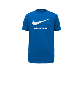 Nike Park 20 Swoosh T-Shirt Kids Blau Weiss F463