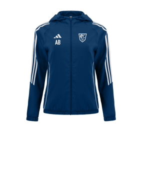 adidas Tiro 24 Windbreaker Damen Blau Weiss