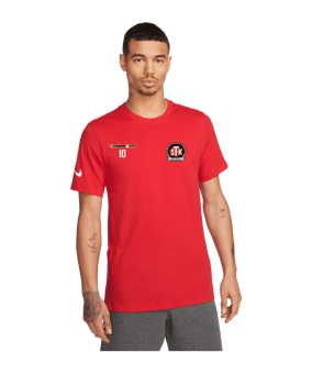 Nike Park 20 T-Shirt Rot Weiss F657