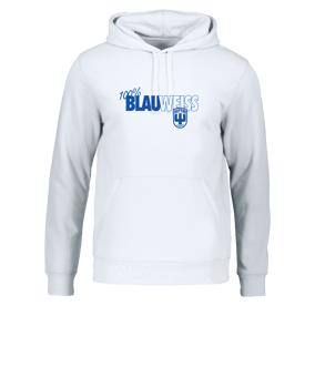 Merch Drummer 2.0 Hoody White | #blauweiß