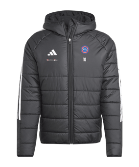 adidas Tiro 24 Winterjacke Schwarz Weiss