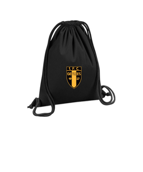 Merch Organic Premium Cotton Gymsack Black | logo4c