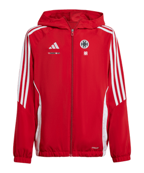 adidas Tiro 24 Windbreaker Kids Rot Weiss