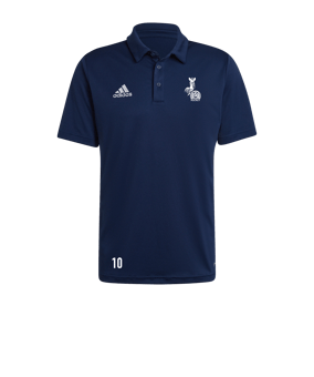 adidas Entrada 22 Poloshirt Blau Hockey Logo