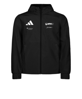 adidas Entrada 26 Regenjacke Schwarz
