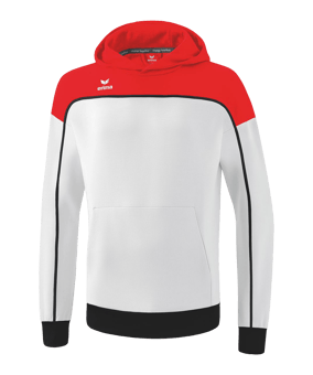 Erima Change by Hoody Weiss Rot - weiss