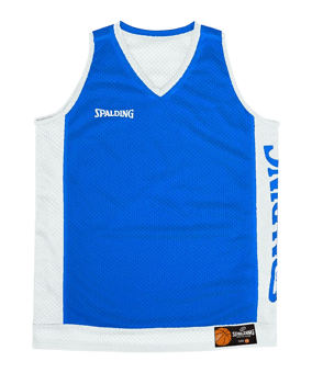 Spalding Reversible Maillot Enfants Bleu - bleu