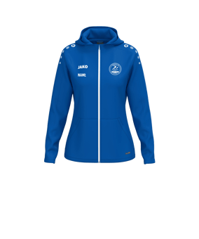JAKO One Kapuzenjacke Damen Blau F400