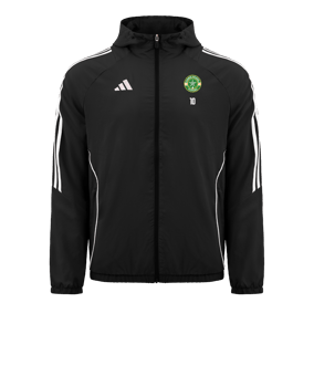 Veste coupe-vent adidas Tiro 24 noire blanche 