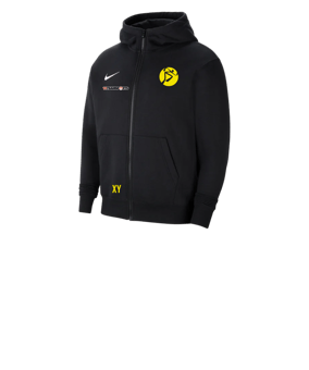 Nike Park 20 Fleece Kapuzenjacke Kids Schwarz F010