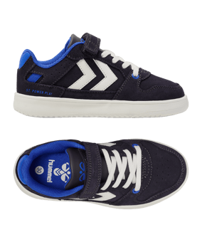 Hummel St. Power Play Suede Sneaker Kids Schwarz F2203 - schwarz