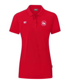 JAKO Organic Poloshirt Damen Rot F100