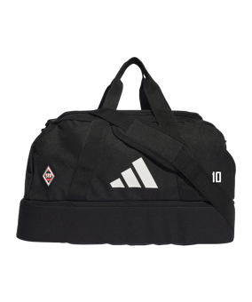 adidas Tiro League Duffel Bag Gr. S Schwarz Weiss