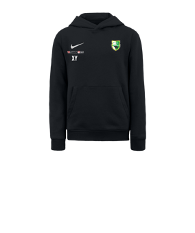 Nike Park 20 Fleece Hoody Kids Schwarz Weiss F010