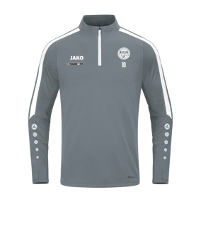 JAKO Power Sweatshirt Grau Weiss F840