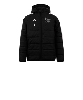 Veste d'hiver adidas Tiro 24 enfants noir blanc 