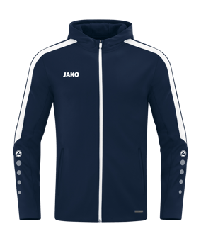 JAKO Power Kapuzenjacke Kids Blau F900 - blau