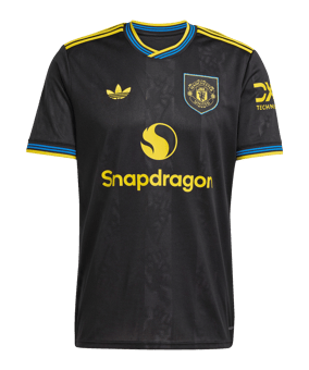 adidas Manchester United Trikot 3rd 2025/2026 Schwarz - schwarz