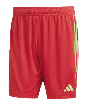 adidas Tiro 23 Short Rot Grün - rot
