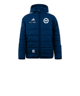 adidas Tiro 24 Winterjacke Kids Blau Weiss