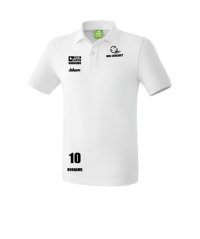 Erima Teamsport Poloshirt Weiss