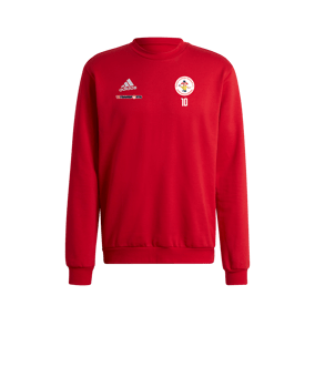 adidas Entrada 22 Sweatshirt Rot