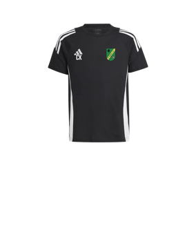 adidas Tiro 24 T-Shirt Kids Schwarz Weiss