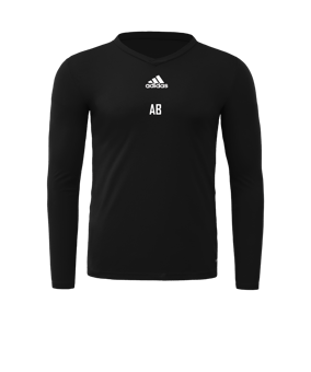 adidas Team Base Top langarm Schwarz