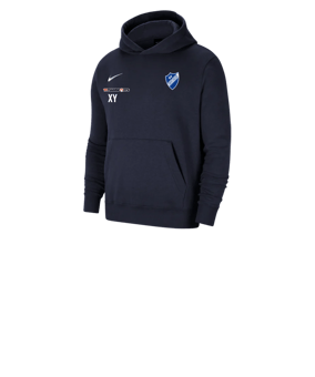 Nike Park 20 Fleece Hoody Kids Blau Weiss F451